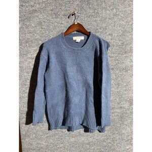 Workshop Republic Clothing Sweater Womens Small Blue Crewneck Pullover Knit Soft